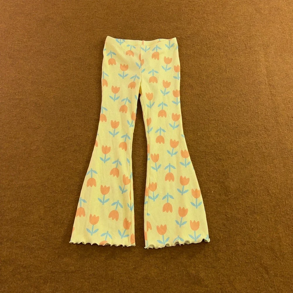 Old Navy Girls 6T Multi Checkered Floral Flare Legging Pants Lot NWT
